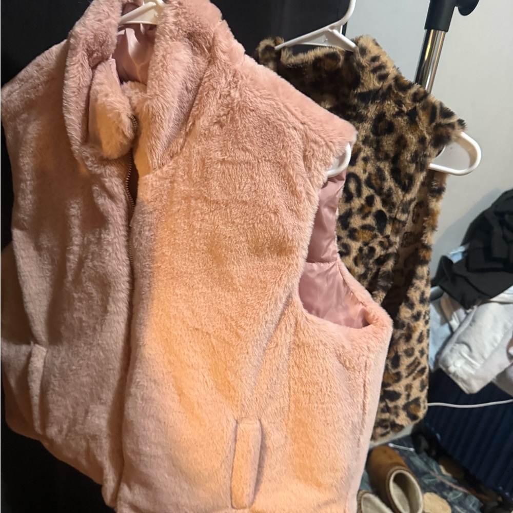 Bundle faux fur vests shein
